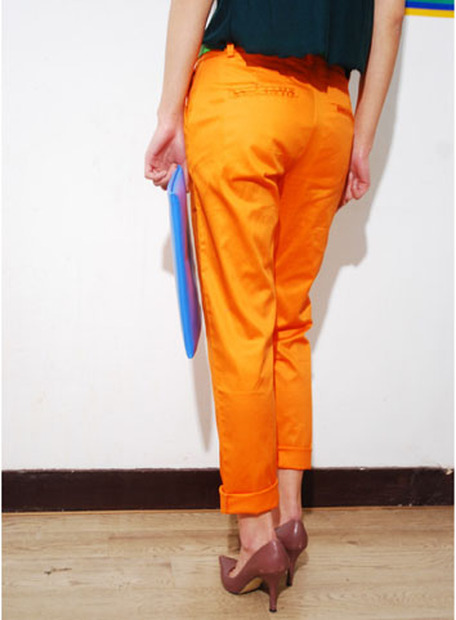 Playtime Rebels Bright Orange Trousers