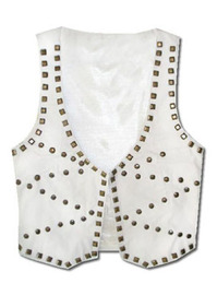 Studded Cream Vest