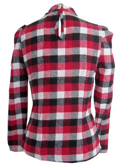 Playtime Rebels Checkered Lace Blouse