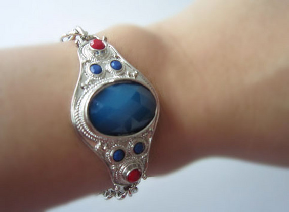 Playtime Rebels Medieval Cobalt Blue Stone Bracelet