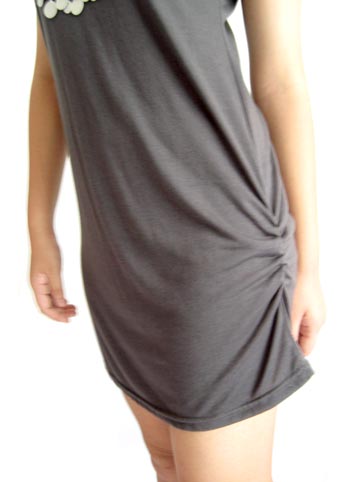 Gray Paillettes Dress