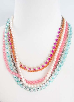 Playtime Rebels Colourful Multi-strand Necklace