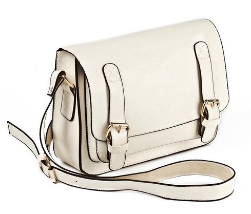 Playtime Rebels Double Buckle Satchel - White